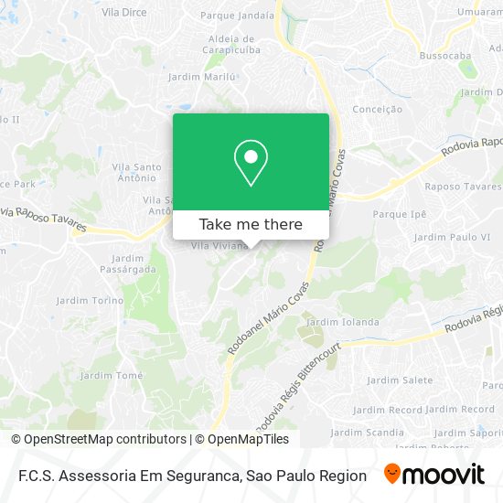 F.C.S. Assessoria Em Seguranca map