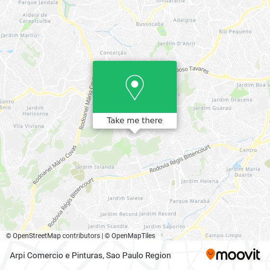 Arpi Comercio e Pinturas map