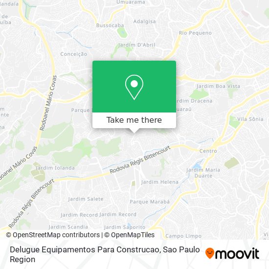 Mapa Delugue Equipamentos Para Construcao