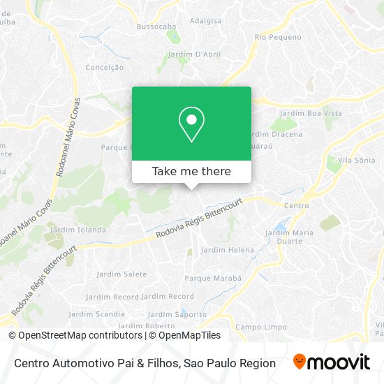Centro Automotivo Pai & Filhos map