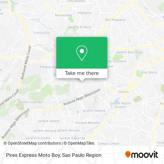 Pires Express Moto Boy map