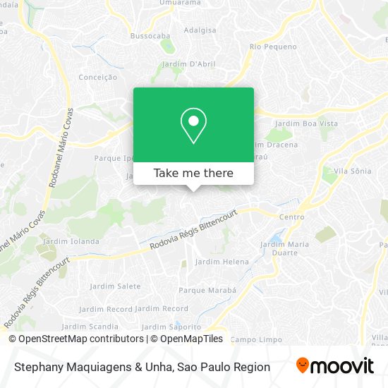 Mapa Stephany Maquiagens & Unha