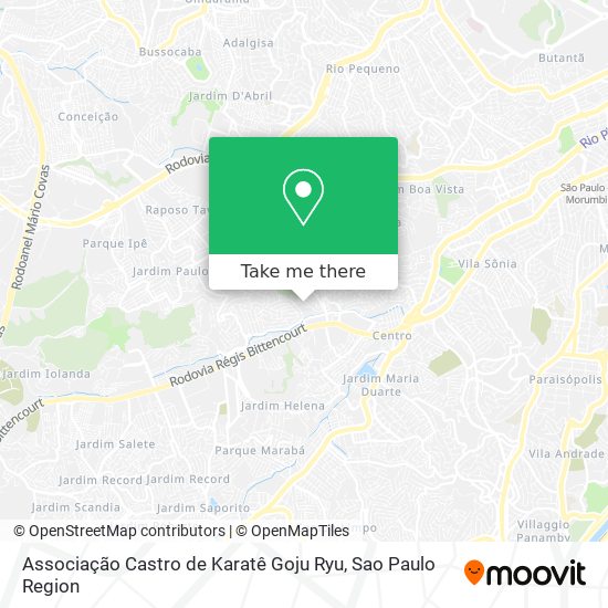 Associação Castro de Karatê Goju Ryu map