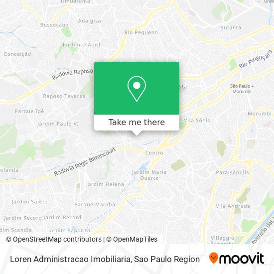 Loren Administracao Imobiliaria map