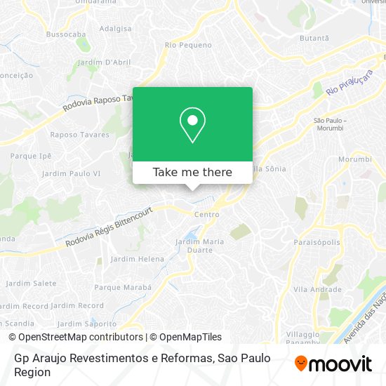 Gp Araujo Revestimentos e Reformas map