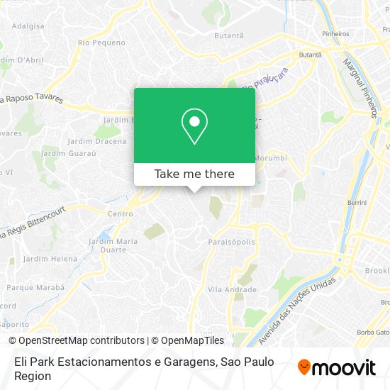 Mapa Eli Park Estacionamentos e Garagens