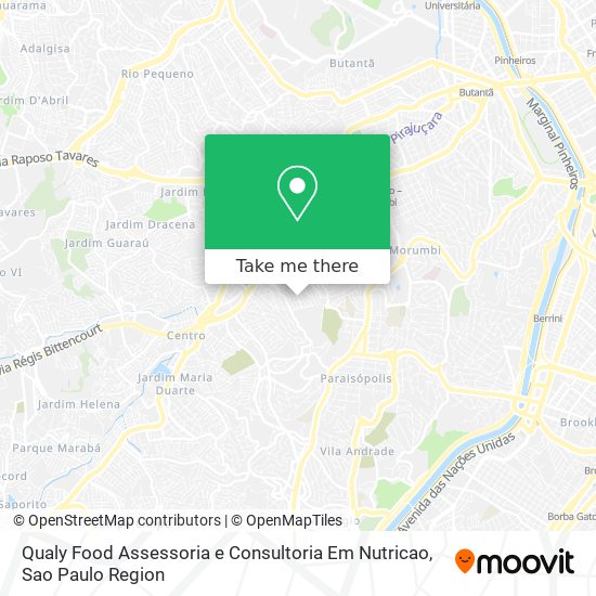 Qualy Food Assessoria e Consultoria Em Nutricao map