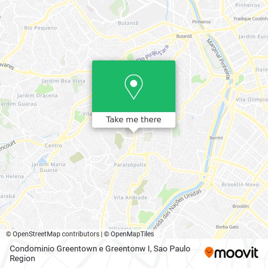 Condominio Greentown e Greentonw I map