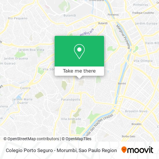 Colegio Porto Seguro - Morumbi map