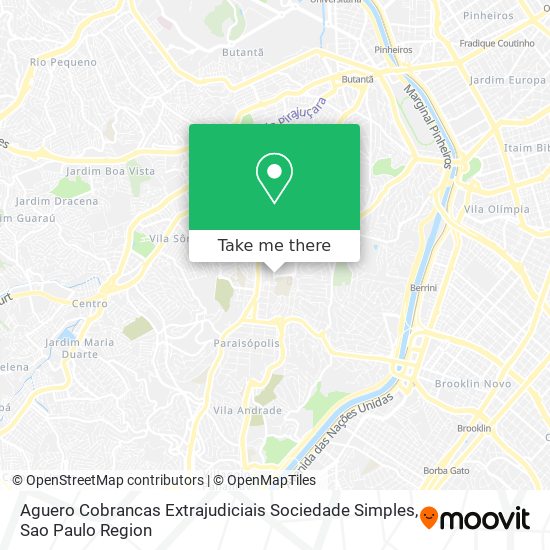 Aguero Cobrancas Extrajudiciais Sociedade Simples map