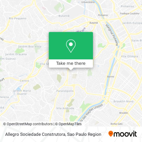 Mapa Allegro Sociedade Construtora