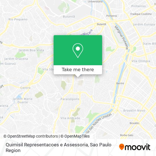 Mapa Quimisil Representacoes e Assessoria