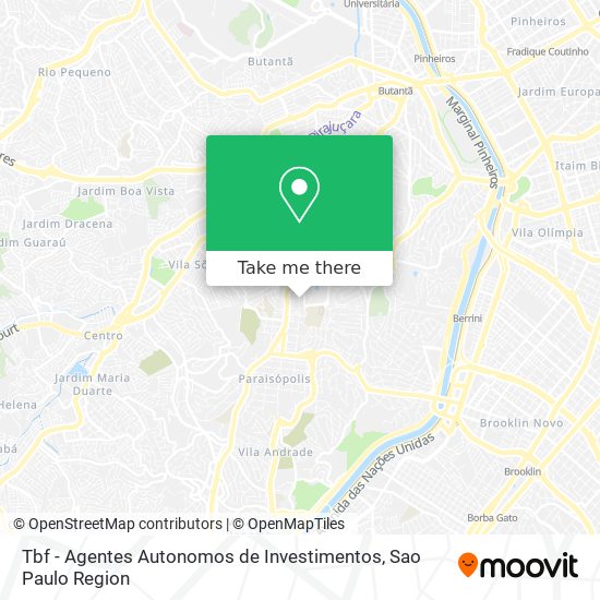 Tbf - Agentes Autonomos de Investimentos map