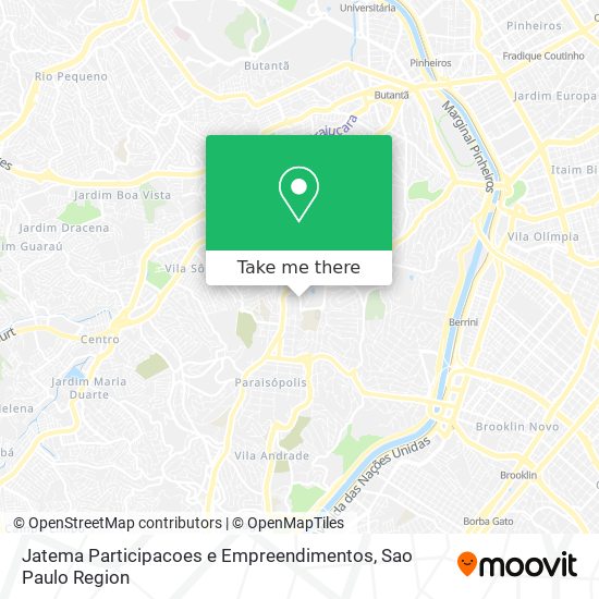 Mapa Jatema Participacoes e Empreendimentos