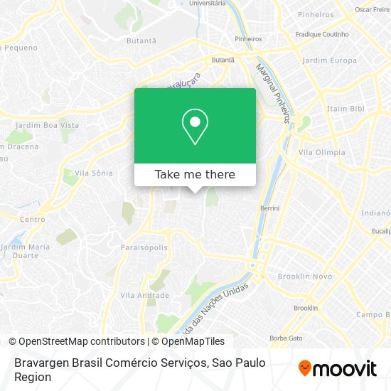 Bravargen Brasil Comércio Serviços map