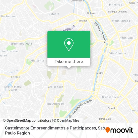 Castelmonte Empreendimentos e Participacoes map