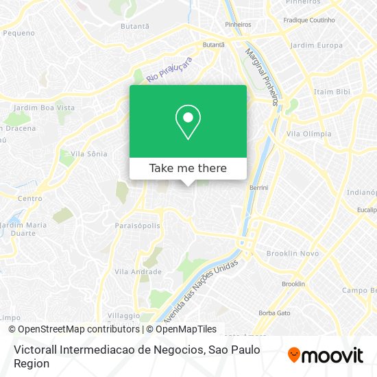 Mapa Victorall Intermediacao de Negocios