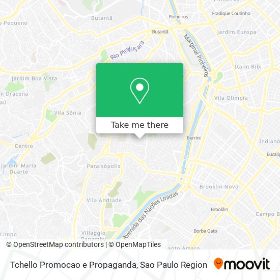 Mapa Tchello Promocao e Propaganda