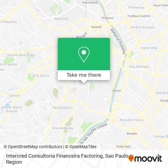 Mapa Intercred Consultoria Financeira Factoring