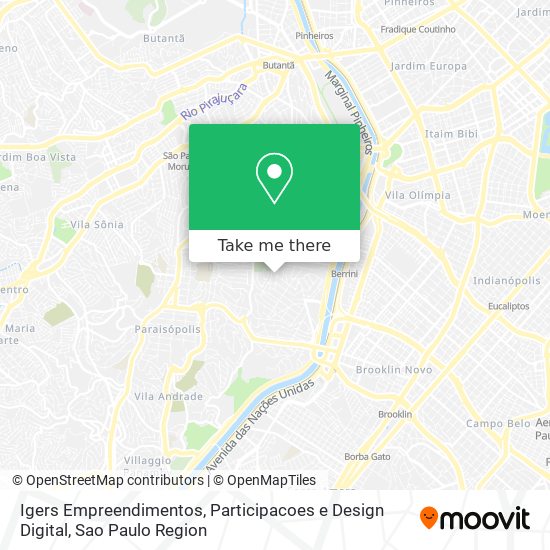 Igers Empreendimentos, Participacoes e Design Digital map