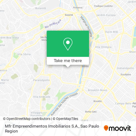 Mfr Empreendimentos Imobiliarios S.A. map