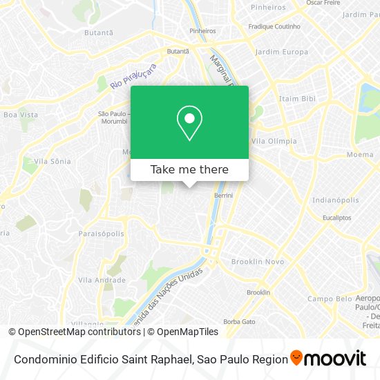 Condominio Edificio Saint Raphael map