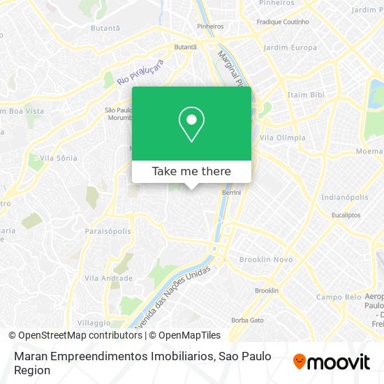 Mapa Maran Empreendimentos Imobiliarios