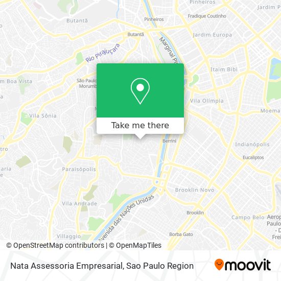 Mapa Nata Assessoria Empresarial