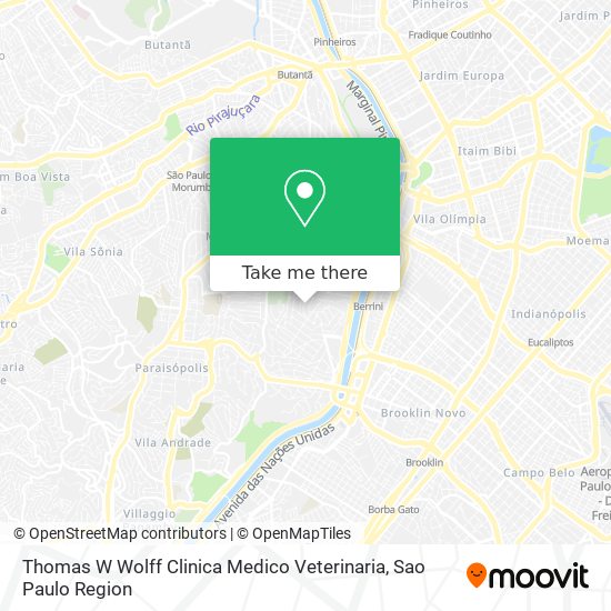 Thomas W Wolff Clinica Medico Veterinaria map