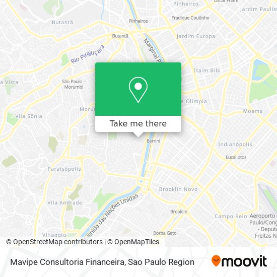 Mapa Mavipe Consultoria Financeira