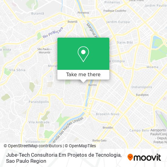 Jube-Tech Consultoria Em Projetos de Tecnologia map