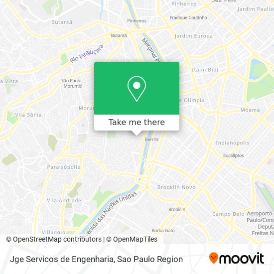 Mapa Jge Servicos de Engenharia