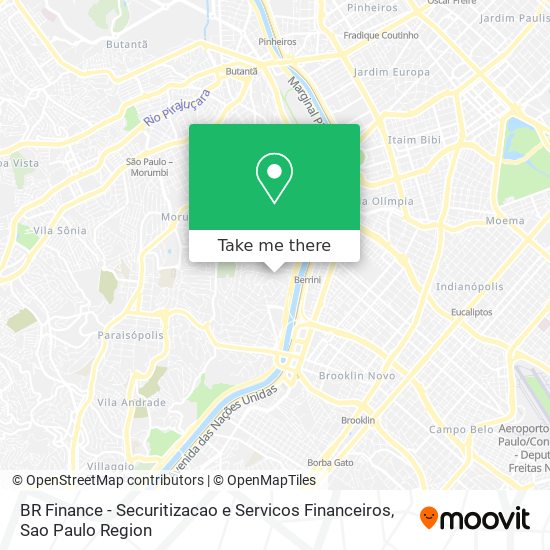 BR Finance - Securitizacao e Servicos Financeiros map