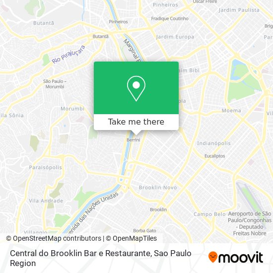 Central do Brooklin Bar e Restaurante map