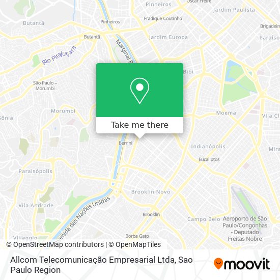 Mapa Allcom Telecomunicação Empresarial Ltda