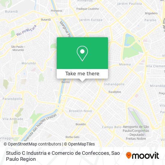 Studio C Industria e Comercio de Confeccoes map