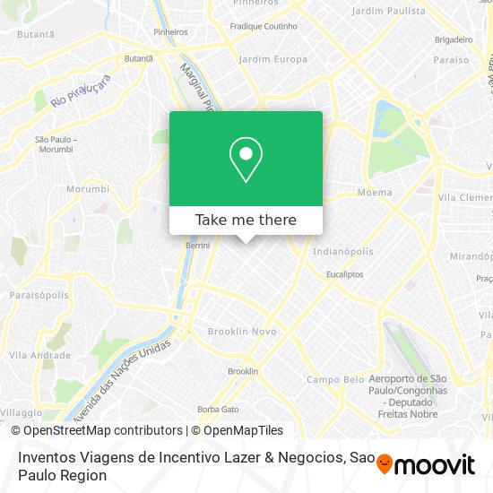 Inventos Viagens de Incentivo Lazer & Negocios map