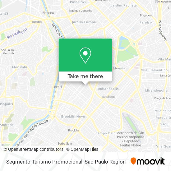 Mapa Segmento Turismo Promocional