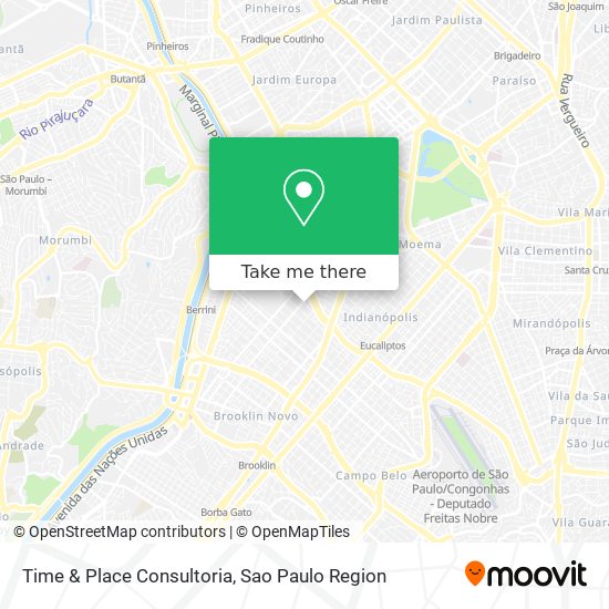 Mapa Time & Place Consultoria