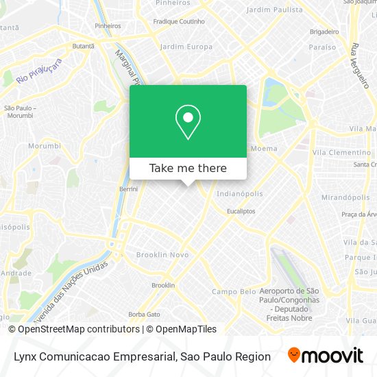 Mapa Lynx Comunicacao Empresarial