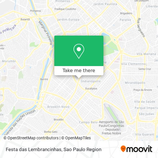 Festa das Lembrancinhas map
