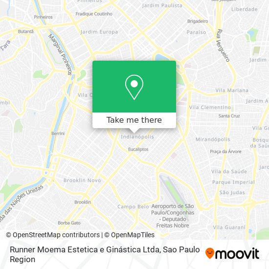 Runner Moema Estetica e Ginástica Ltda map