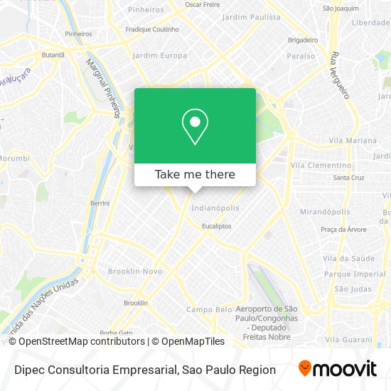 Mapa Dipec Consultoria Empresarial