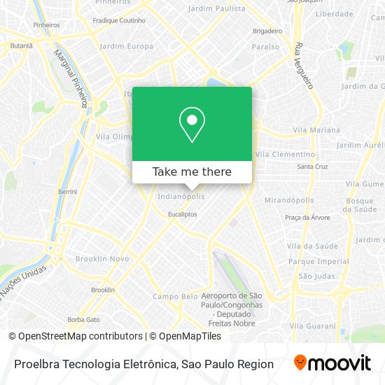 Mapa Proelbra Tecnologia Eletrônica