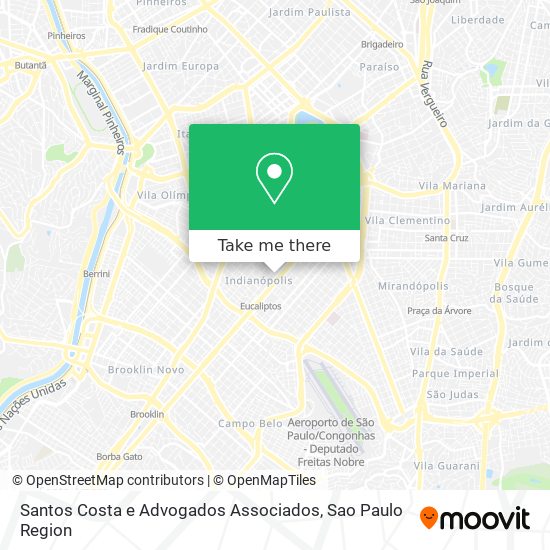 Santos Costa e Advogados Associados map