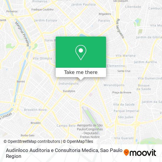 Audinloco Auditoria e Consultoria Medica map