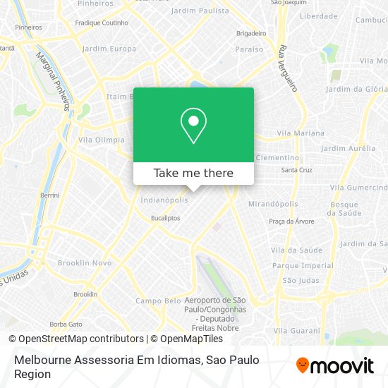 Mapa Melbourne Assessoria Em Idiomas