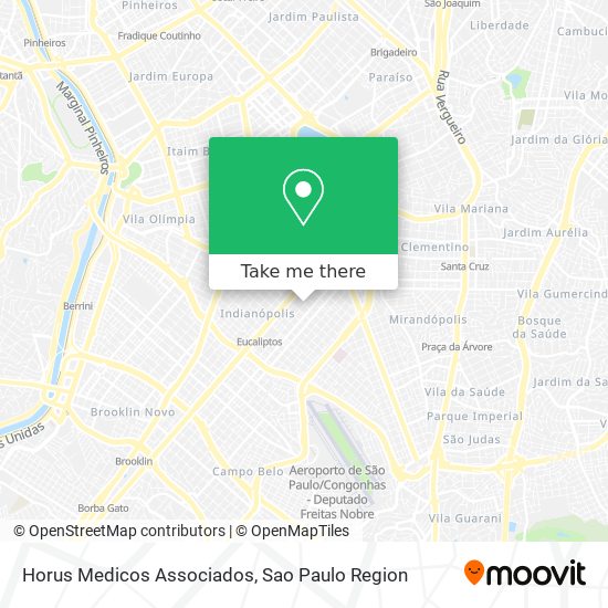 Horus Medicos Associados map