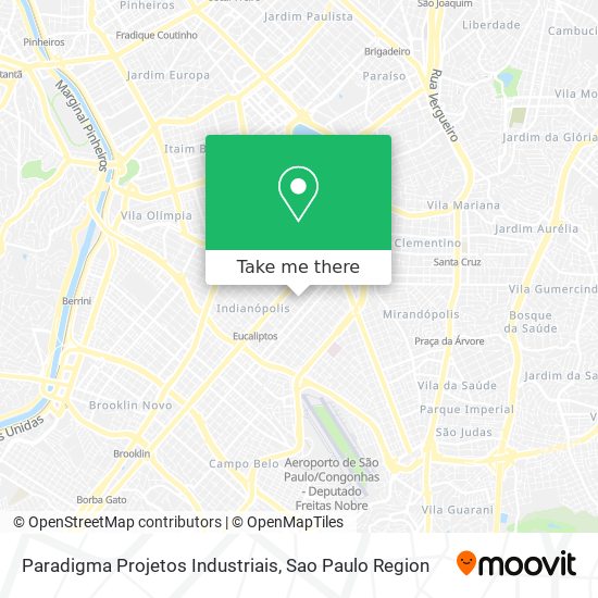 Paradigma Projetos Industriais map