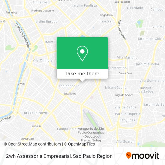 Mapa 2wh Assessoria Empresarial